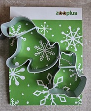 2 schöne kleine Plätzchen-Ausstech-Formen "Hund und Katz“ von Zooplus, ungenutzt