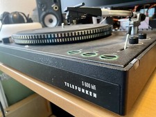 Telefunken S600 Hifi Plattenspieler / Turntable, Ortofon AS212, Shure V15-III-TM
