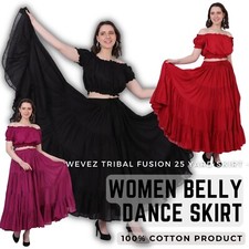 Damen 25 Yard Tribal Übergröße Gypsy Dance Baumwollröcke - 40 Zoll Röcke