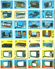 Streichholzetiketten - 28x Radio, TV, HiFi usw. - UdSSR Russland Sowjetunion