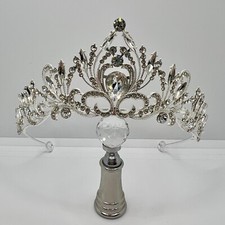 Märchenhafte Braut Tiara Elegantes Gold Diadem mit Funkelnden Strass