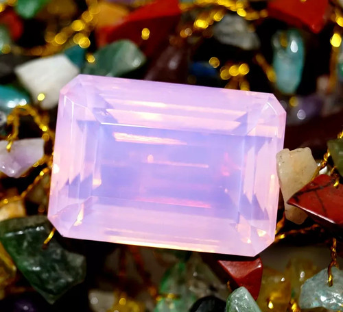 Natürlicher rosa opal - natürlicher,