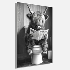 Wandbild HIGHLAND NEWS S/W