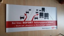 Rettungsgasse-Aufkleber: "Bei