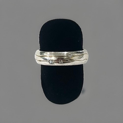 925 silberring fianit - 925/-,