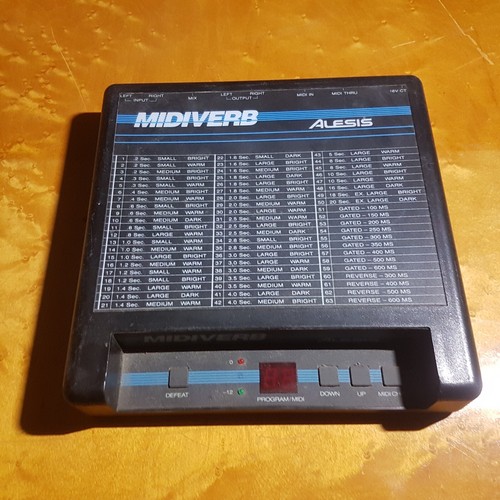 Alesis midiverb reverb - midiverb,