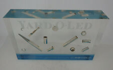 RARITÄT = Yard-O-Led Werbefigur / Briefbeschwerer Silber/Acrylglas (68149) 