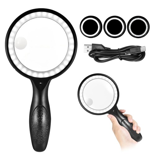 Fach lupe mit led licht - mit, 33`led