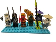 Lego Ninjago Minifiguren 6er Set Ronin Cole Ghost Kai Zane Skelett Konvolut