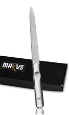 Hochwertige Nagelfeile aus Edelstahl - ROSTFREI - Pediküre - Maniküre