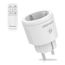 GREENSUN 240V 16A  Steckdose Funksteckdosen Set RF Mit Fernbedienung innen Smart