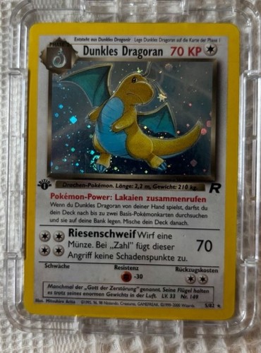 Pokemon karte dunkles dragoran - pokemon,