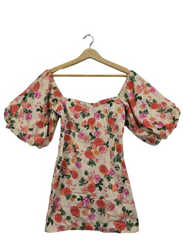 Zara minikleid blumenmuster - minikleid,