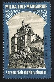 Reklamemarke deutsche burgen - deutsche,