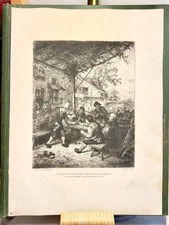 Sommerlaube vor einer