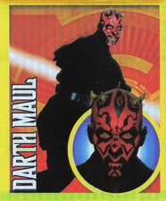 Merlin Star Wars: Episode I # 142 Darth Maul Holofoil Engraved Sticker