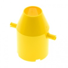 1x Lego Kipper Trommel 4x4x5 gelb Beton Zement Mischer Kran 6600 4140811 30398