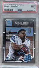  2016 - 2017 Donruss - Base #368 - Rated Rookies - Ezekiel Elliott - PSA 9 MINT 