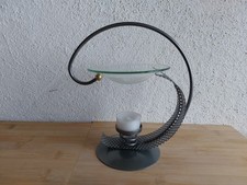 Duftlampe aus metall und - metall, glas