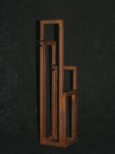 Metallplastik skulptur - metallplastik,