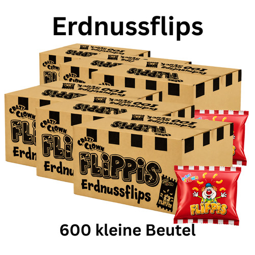 600x erdnussflips mini beutel - erdnussflips,