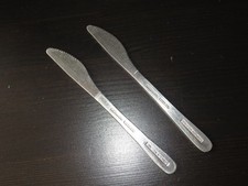 BRITISH AIRWAYS Besteck 2 Edelstahlmesser VINTAGE Airline Besteck Messer