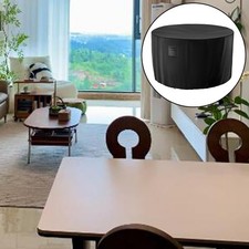 Schwarze wasserdichte runde