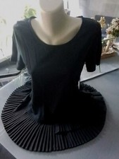 Vanilia Bluse  mit Plissee Gr