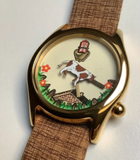 KUH ARMBANDUHR GOLD RARITÄT - BAUERNHOF ALLGÄU AKTEO NOME