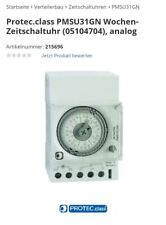 Zeitschaltuhr-Mechhanisch, Tag Und Woche. Protec. Class PMSU31 GN.