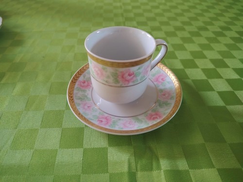 Teetasse untersetzer mit - teetasse, +