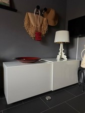 Hülsta Lilac Sideboard Weiß Creme Holz Hochglanz Raumteiler Klavierlack