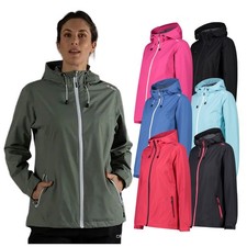 CMP Damen Packable Waterproof Lightweight Jacket Windproof Taped Seams Full Zip