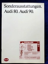 AUDI 80 90 B3 Typ 89 Sonderausstattungen Prospekt 1.1990
