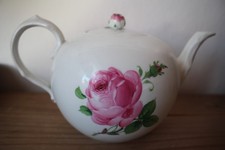 Meissen Teekanne Rote Rose