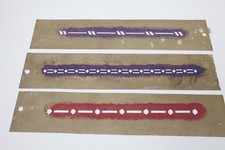 3x alte Wandschablone