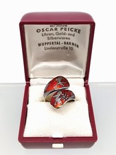 Siam Ring + Dose 925 Silber -