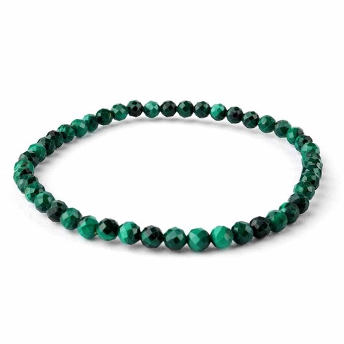 Malachit mm facettiertes - malachit, 4