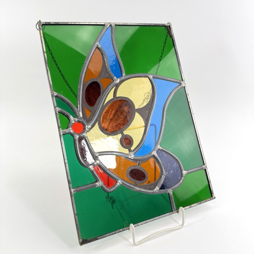 Vtg bleiglas schmetterling - bleiglas,