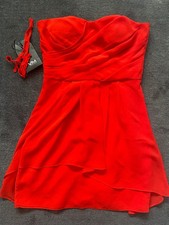 Süßes Vera Mont Cocktail Kleid, Gr. 34, kurz, KORALLE rot, Abschlussball, Top!