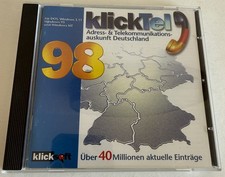 klickTel 1998. CD- ROM Adress-