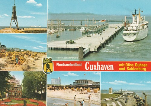 Farb cuxhaven döse duhnen - ak,