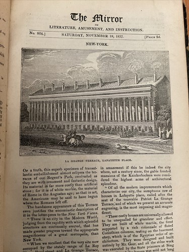 Antique print 1837 new - print,