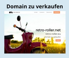 Domain zu verkaufen -  retro-roller.net / .eu