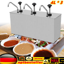 Saucenspender Edelstahl Pumpspender Senfspender Dosierspender Sauce Dispenser