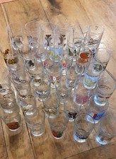 40 WEINPROBIERGLÄSER (0,1 L)  meist ältere 80er und 90er Jahre, Baden, Mosel