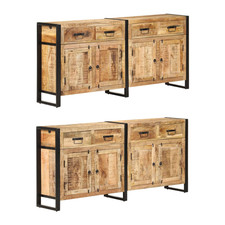 Sideboard Sideboards Kommode Schrank Küchenschrank Massivholz Akazie Honigfarben