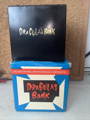 Draculas coin bank vintage - draculas,