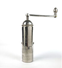 PEDE Dienes Mokka alte Kaffeemühle Messing vernickelt 50er Jahre