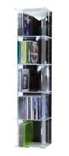 SORA CD Tower mit schwarzer Rückwand für bis zu 65 CD-Cases